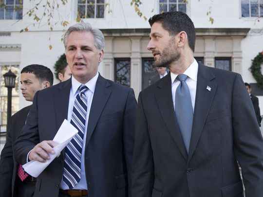 House Speaker Paul Ryan, R-Wis., right, and Majority